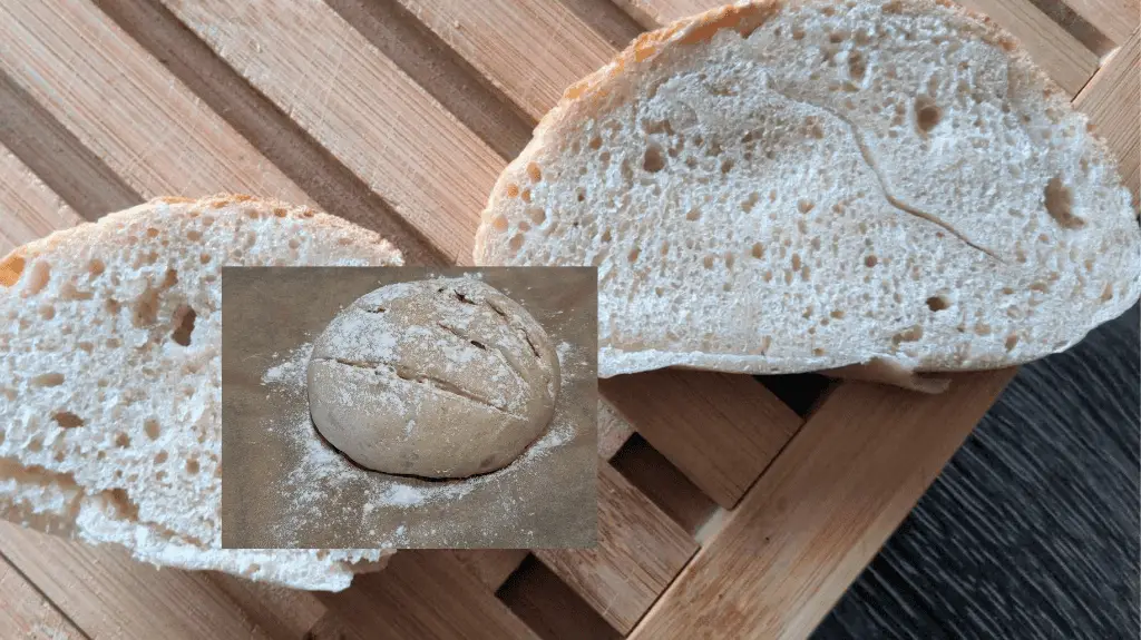 Pain au levain raté