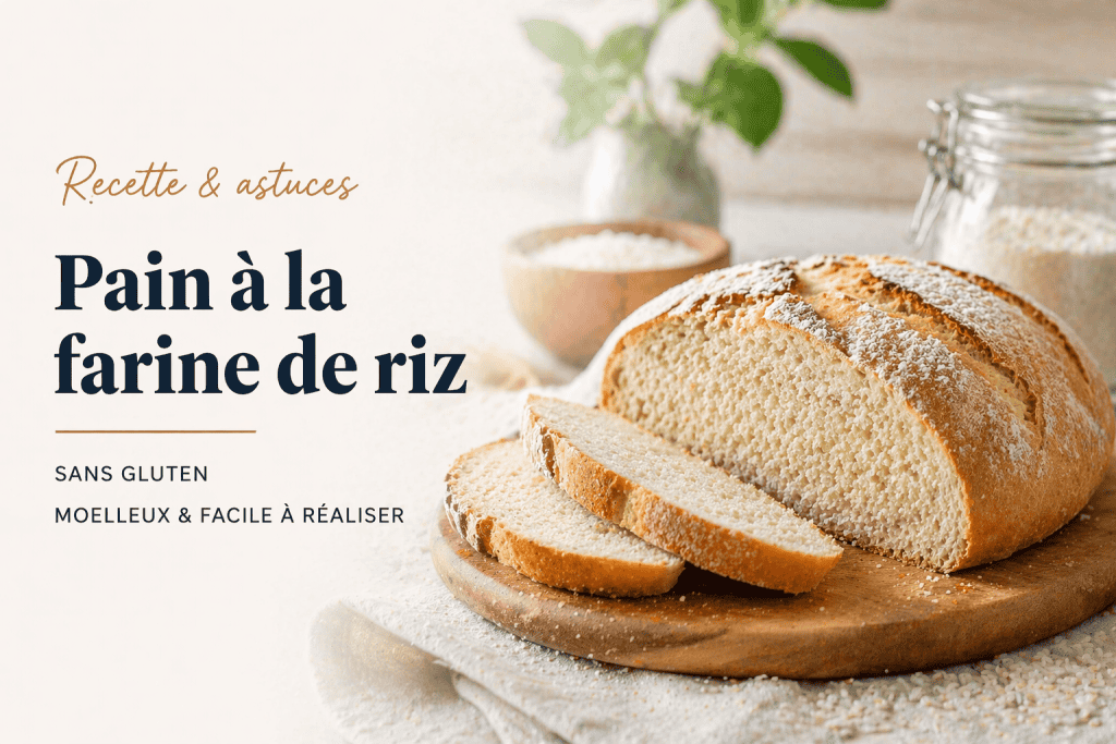 Pain sans gluten à la farine de riz, recette facile et astuces pour réussir.